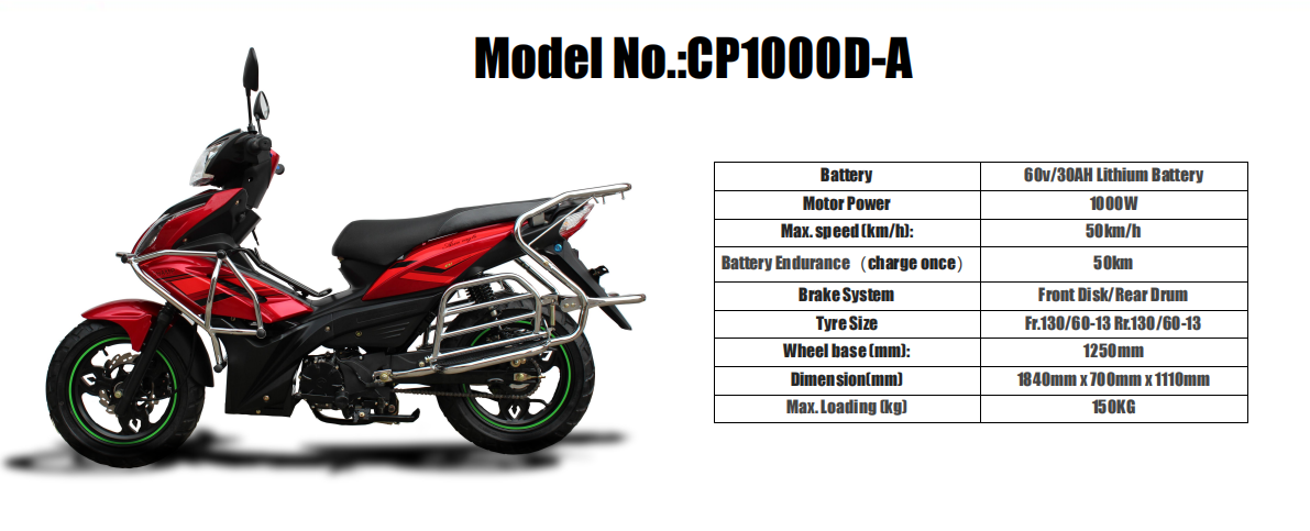 Electric Motorcycle CP1000D-A 